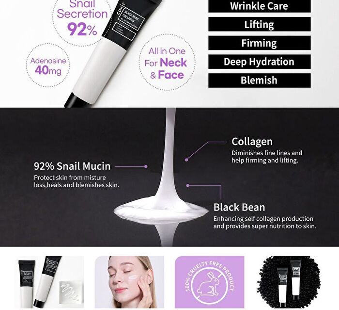 coxir Black Snail Collagen All In One Eye Cream - 30ml