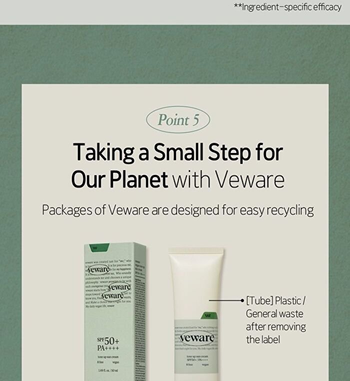 Vegan Toneup Sun Cream - 50ml