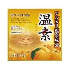 Earth ONSO PH9.6 Bath Agent Yuzu Fragrance - 15 pcs
