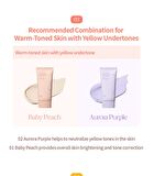 Snow Tone Filter Sun Cream - 3 Colors - Aurora Purple