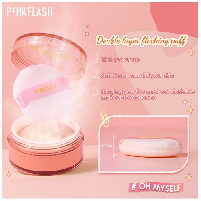 Pinkflash Oil Controller Translucent Loose Powder - 3 Colors - #222