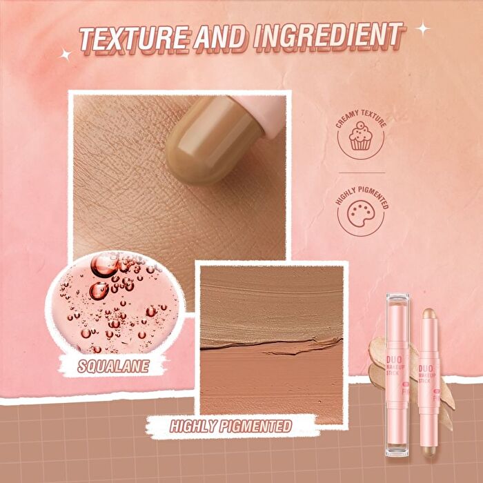 Pinkflash Duo Makeup Stick - 3 Color HS - # HS02