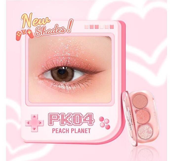 Pinkflash New 3 Pan Eyeshadow - PK04 - #PK04 - 3g
