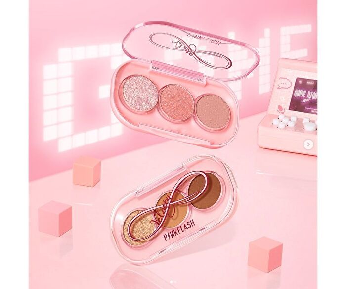 Pinkflash New 3 Pan Eyeshadow - PK04 - #PK04 - 3g