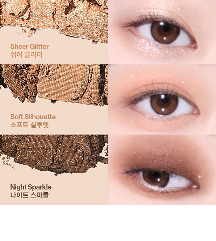 Mood Shower Face Palette - 3 Types - No.2 Rose Shower