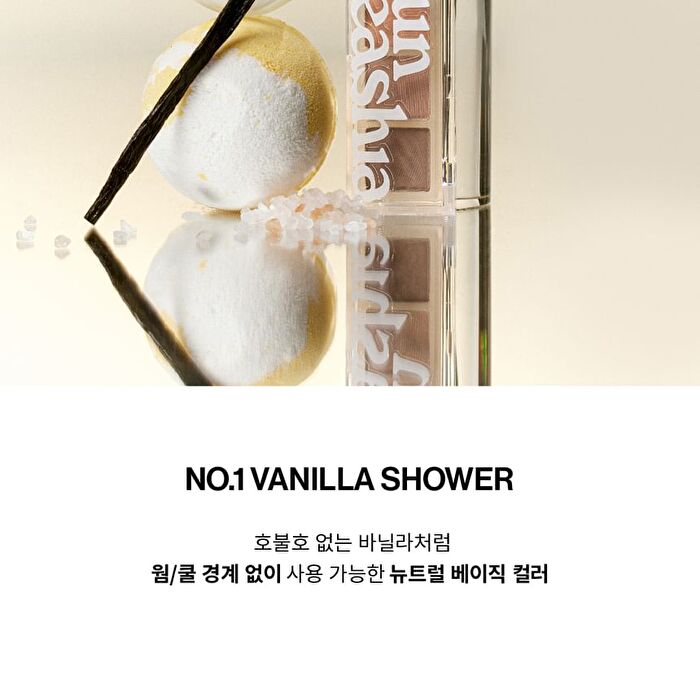 Mood Shower Face Palette - 3 Types - No.2 Rose Shower
