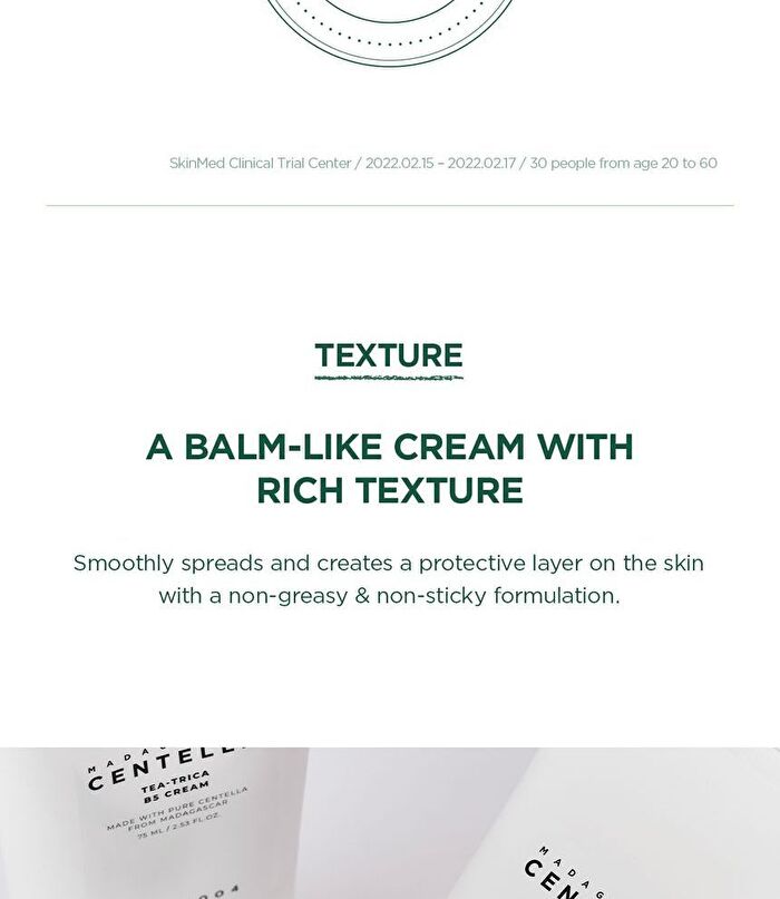 SKIN1004 Madagascar Centella Tea-Trica B5 Cream - 75ml