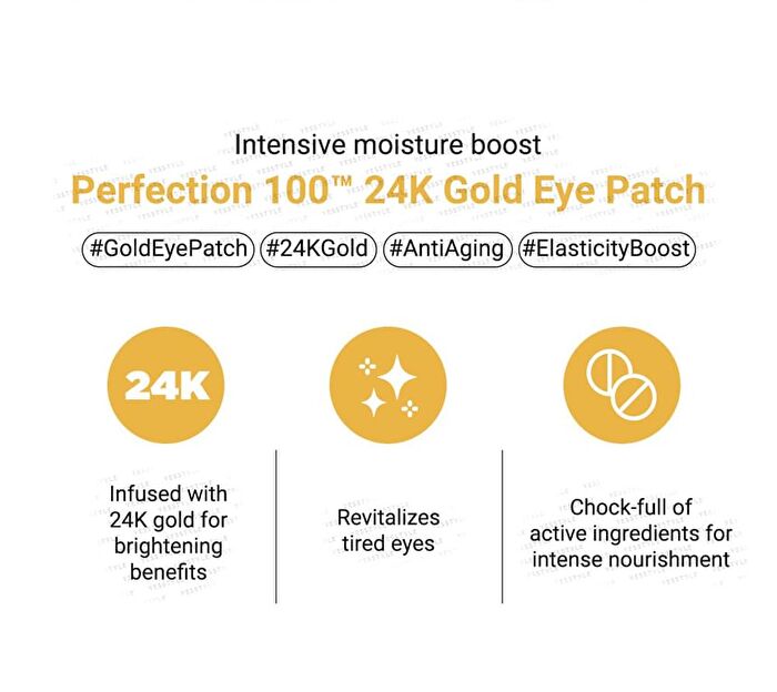Surmedic Perfection 100TM 24K Gold Eye Patch - 60 patches