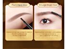 Palace Identity Drunken Rhythm Gilt Exquisite Eyebrow Pencil - 2 Colours - #T01 Dark Brown - 0.07g*2