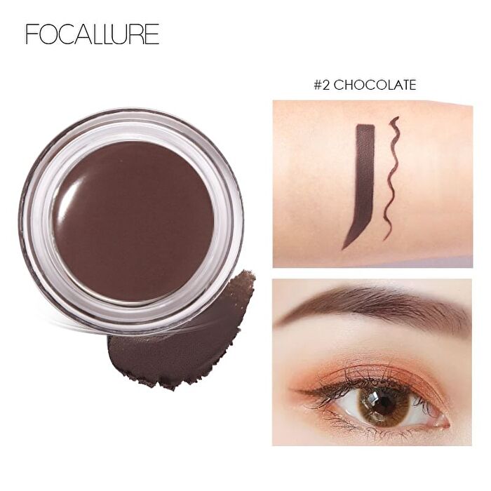 Focallure Eyebrow cream - 5 Colors - #2 Chocolate-4g