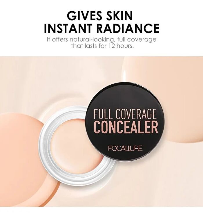 Focallure Full coverage concealer - 7 Colors - #01 Netural - 3.3g