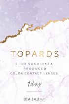 TOPARDS 1 Day Color Lens Date Topaz 10 pcs - P-3.50 (10 pcs)