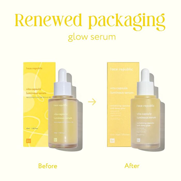 face republic Vita Capsule Luminous Serum - Renewed - 45ml