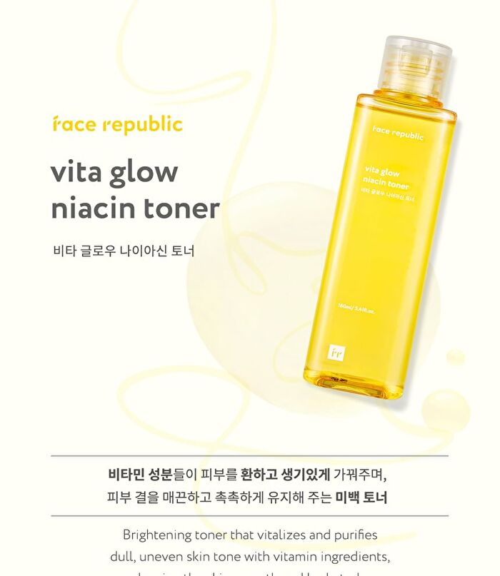 face republic Vita Glow Niacin Toner - Renewed - 160ml