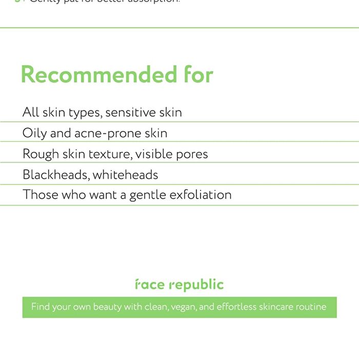 face republic AHA/BHA Toner - Renewed - 160ml