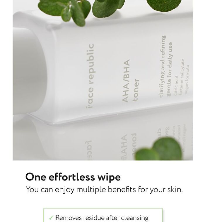 face republic AHA/BHA Toner - Renewed - 160ml