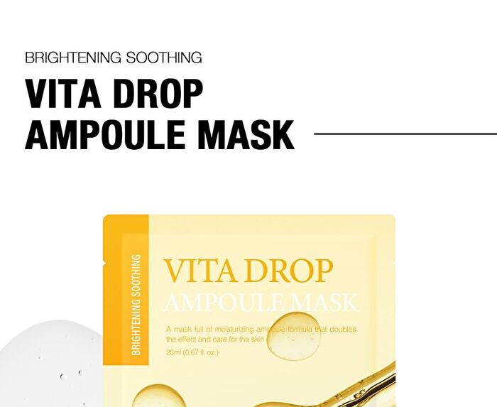 too cool for school Drop Ampoule Mask Sheet - 3 Types - Water Drop