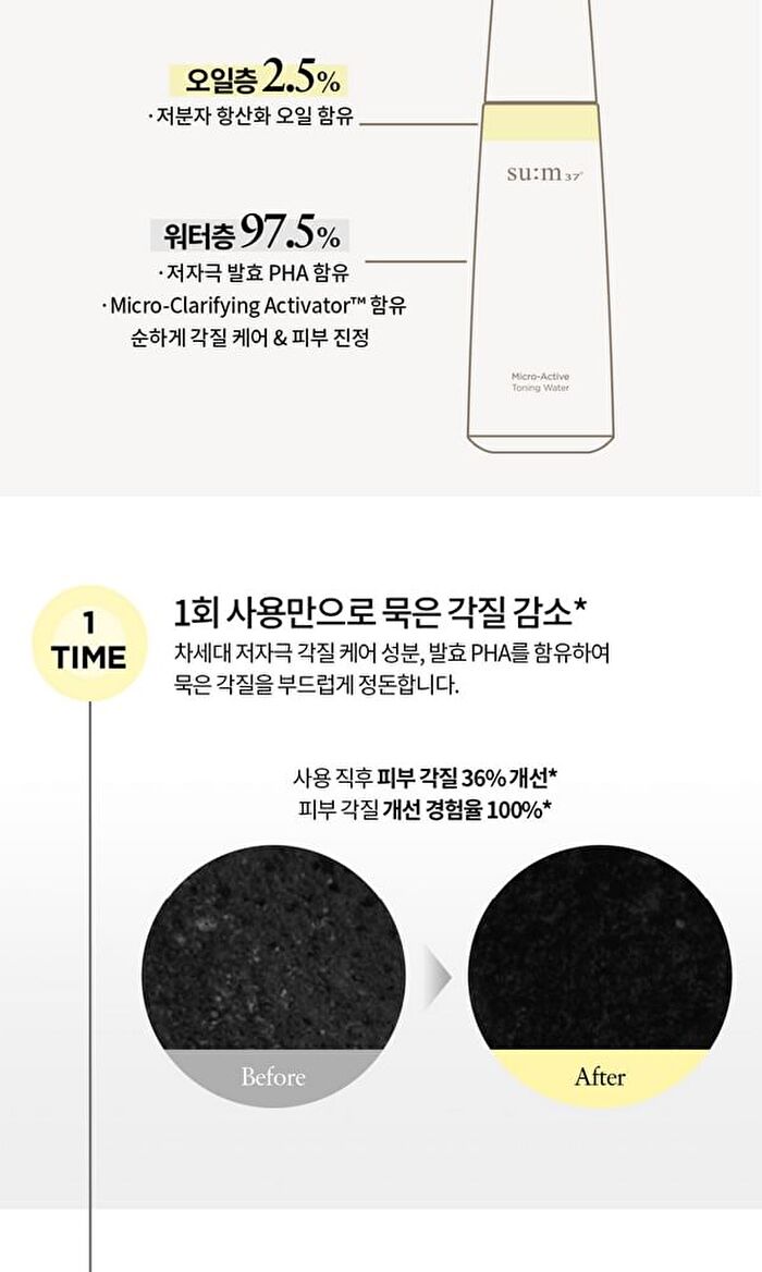 su:m37 Micro-Active Toning Water - 150ml
