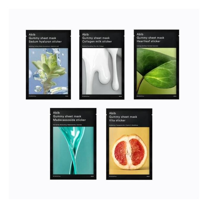 Gummy Sheet Mask - 5 Types - Renewed - Vita Sticker