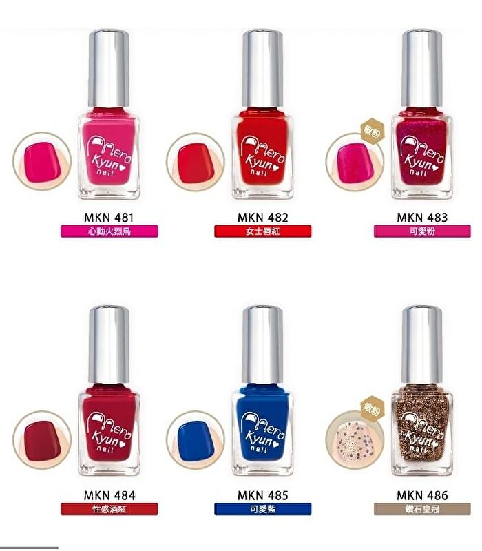 Foot & Nail Polish - MKN482 Red lipstick