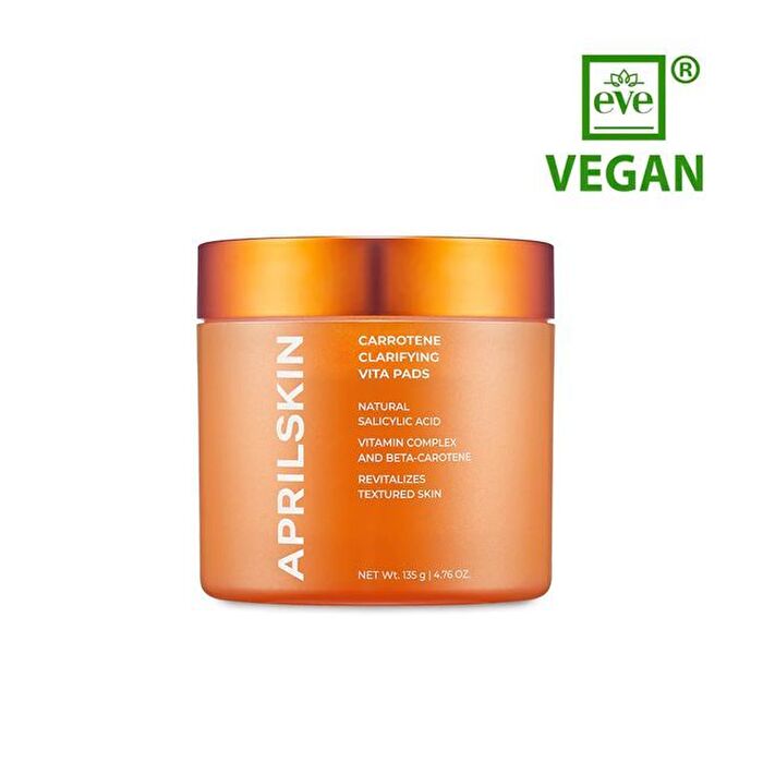 Aprilskin Carrotene Clarifying Vita Pads - 60 pads