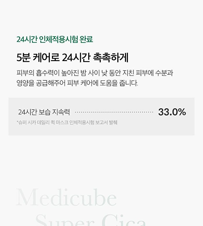 Super Cica Daily Quick Mask - 30 sheets