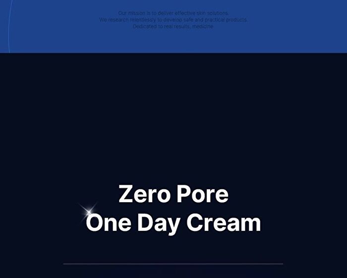 Zero Pore One Day Cream - 50ml