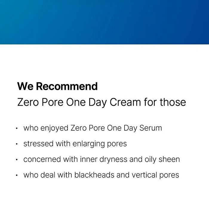Zero Pore One Day Cream - 50ml
