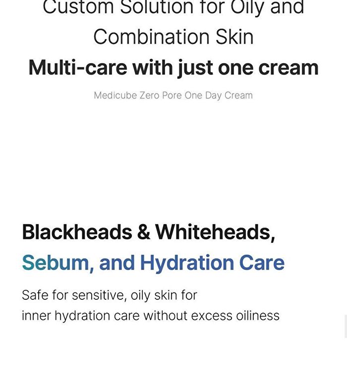 Zero Pore One Day Cream - 50ml