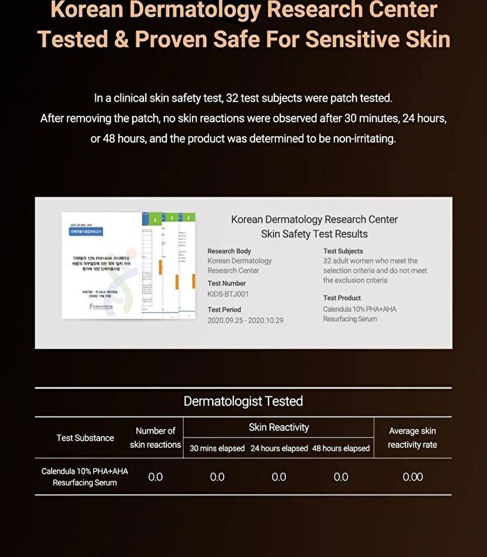 Aprilskin Calendula 10% PHA + AHA Resurfacing Serum - 2023 Version - 30ml