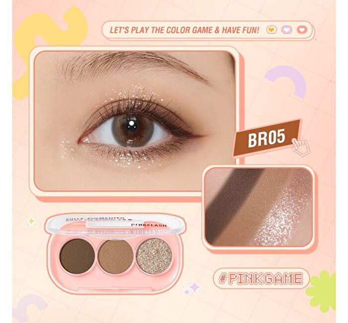 3 Pan Eyeshadow - BR05 - #BR05 - 3g