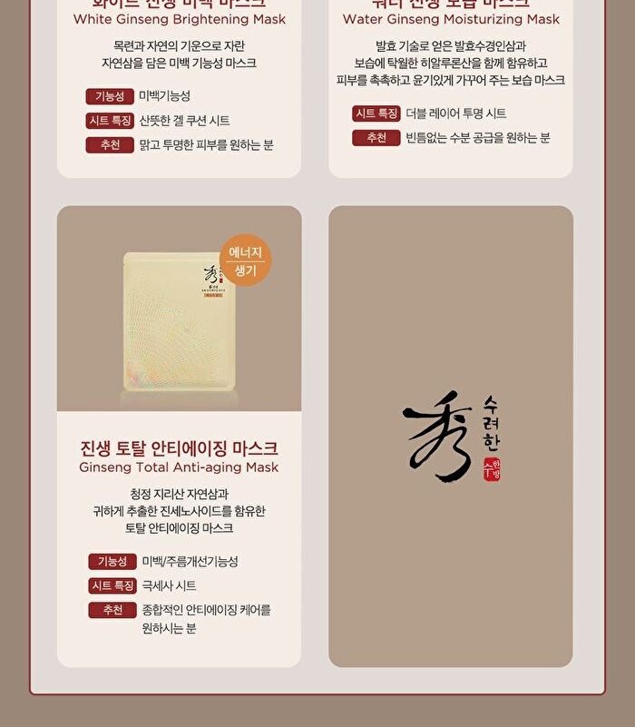 Red Ginseng Wrinkle Care Mask - 30ml