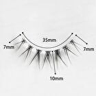 Meko Beauty Wink Fashion Lashes I-024 Long Style - 3 Pairs