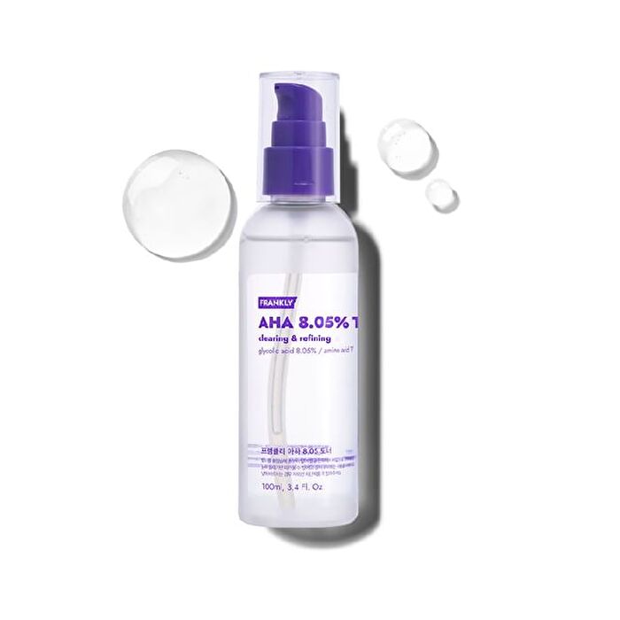Frankly AHA 8.05% Clearing & Refining Toner - 100ml
