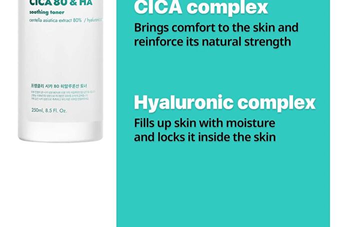 Frankly CICA 80 & HA Soothing Toner - 260ml