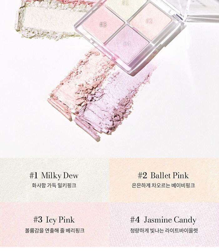 Glowy Highlighter - 2 colors - #01 Warm Shining