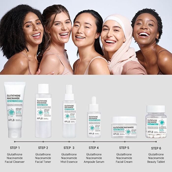 Aplb Glutathione Niacinamide Beauty Tablet - 500mg x 30 tablets