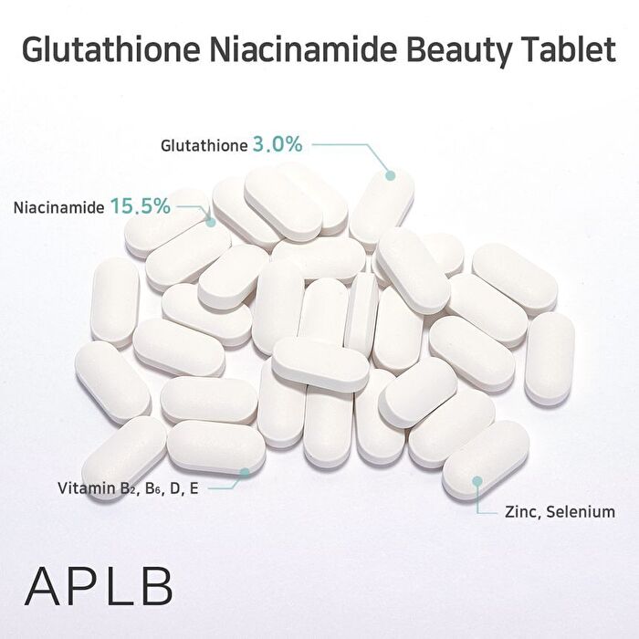 Aplb Glutathione Niacinamide Beauty Tablet - 500mg x 30 tablets