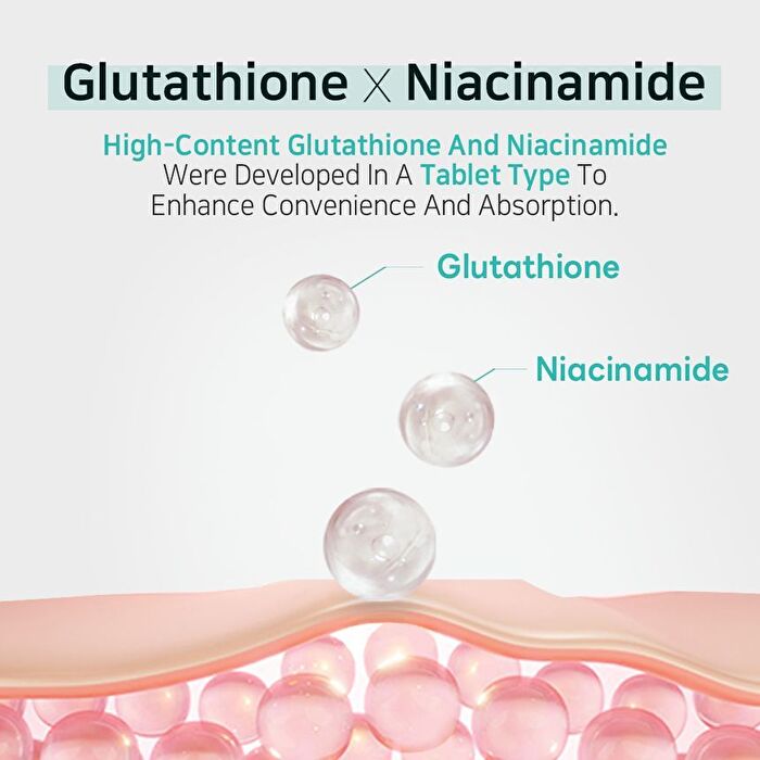 Aplb Glutathione Niacinamide Beauty Tablet - 500mg x 30 tablets