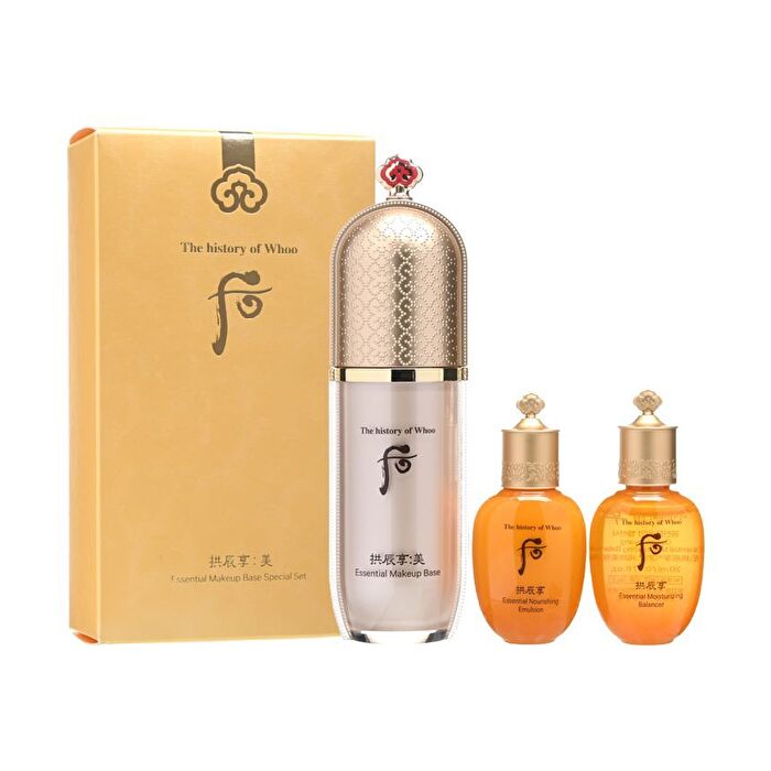 Gongjinhyang Mi Essential Makeup Base Special Set - 3 pcs