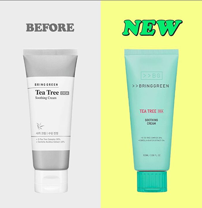 Bring Green Tea Tree Cica Soothing Cream - Renewed - 100ml