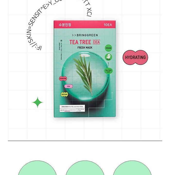 Fresh Mask Set - 5 Types - Bamboo Charcoal