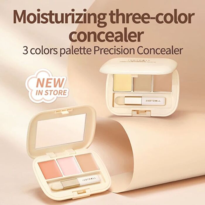 Three-Shades Concealer Palette - 2 Colors - #01 Full Coverage