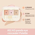 Three-Shades Concealer Palette - 2 Colors - #01 Full Coverage