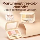 Three-Shades Concealer Palette - 2 Colors - #02 KO Panda eye