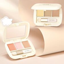 Judydoll Three-Shades Concealer Palette - 2 Colors - #02 KO Panda eye
