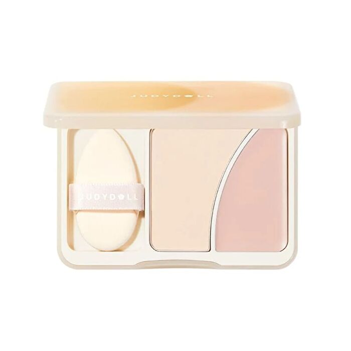 Dual-Color Highlighter Palette - 2 Colors - #02 Warm Sunlight