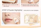 Dual-Color Highlighter Palette - 2 Colors - #02 Warm Sunlight