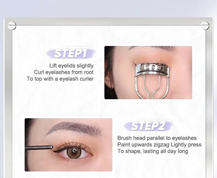 3D Curling Eyelash Iron Mascara - Classic (2 Colors) - Classic #01 Black - 2g
