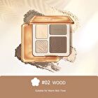 2 IN 1 Highlighter Contour Palette - 2 Colors - #02 Wood - 9g